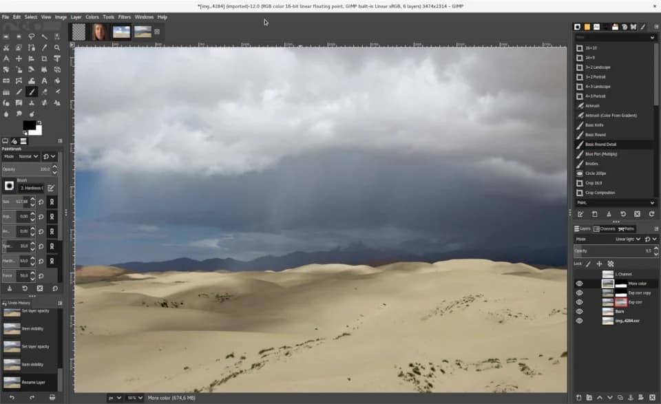 Image Manipulation Program (GIMP).